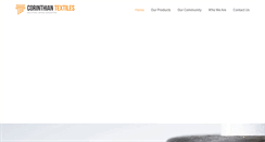 Desktop Screenshot of corinthiantextiles.com